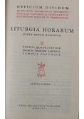 Liturgia horarum tom II