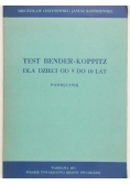 Test bender-koppitz dla dzieci od 5 do 10 lat
