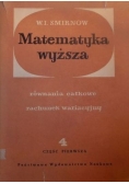 Matematyka wyższa 4 cz I