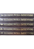 Dąbrowska Dzienniki tom od I do V