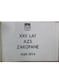 XXV lat AZS Zakopane 1949 do 1974