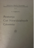 Anatomja Ciał Niewidzialnych człowieka, 1933 r.
