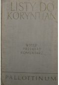 Listy do Koryntian Wstęp przekład komentarz