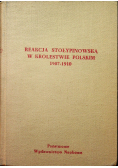 Reakcja Stołypinowska w królestwie Polskim 1907-1910