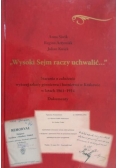 "Wysoki Sejm raczy uchwalić..."