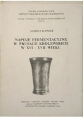 Napoje fermentacyjne w Prusach Królewskich w XVI-XVII wieku