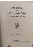 Małe oficjum o Najświętszej Marii Pannie 1947 r.
