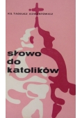 Słowo do katolików