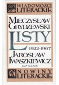Listy 1922-1967 Jarosław Iwaszkiewicz