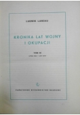 Kronika lat wojny i okupacji, Tom III