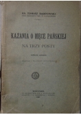 Kazanie o męce pańskiej, 1907r
