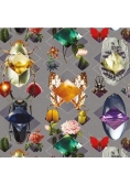 Karnet kwadrat z kopertą Beetles and Jewels