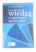 Zarządzanie wiedzą w organizacjach typu born global