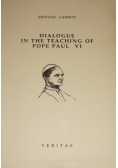 Dialogue in the teaching of pope paul vi