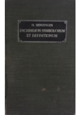 Enchiridion symbolorum et definitionum,  1911 r.