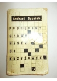 Podręczny słownik haseł do krzyżówek
