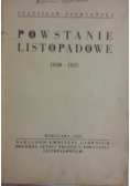 Powstanie Listopadowe, 1930r.