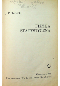 Fizyka Statystyczna