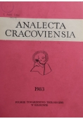 Analecta Cracoviensia XV