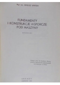 Fundamenty i konstrukcje wsporcze pod maszyny