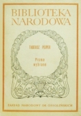 Tadeusz Peiper Pisma wybrane