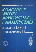 Koncepcje wiedzy Apriorycznej i analitycznej
