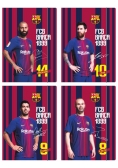 Teczka z gumką A4 FC Barcelona 10 sztuk mix