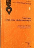 Nauczanie społeczne niedostosowanych