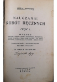 Nauczanie robót ręcznych Część I  1925 r