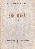 Sen mara. Poezje