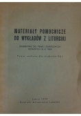 Materiały pomocnicze do wykładów z liturgiki