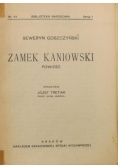Zamek Kaniowski, 1925 r.
