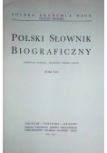 Polski słownik biograficzny, tom XII