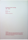 Newling Writings 1995 - 2005 2 tomy
