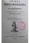 Święta Marya- Magdalena 1861 r.