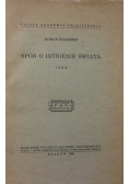 Spór o istnienie świata,tom II