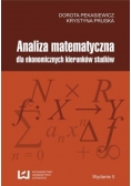 Analiza matematyczna dla ekonomicznych kierunków studiów