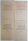 Archiwum polityczne Ignacego Paderewskiego Tom od I do IV