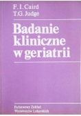 Badanie kliniczne w geriatrii