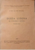 Dusza ludzka jej istnienie i natura