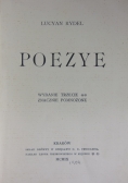 Poezye, 1909 r.