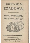 Ustawa Rządowa. Prawo uchwalone dnia 3 maia 1791r.