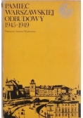 Pamięć Warszawskiej odbudowy 1945-1949