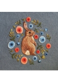 Karnet kwadrat z kopertą Little Rabbit