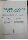 Rośliny wodne krajowe 1950 r.