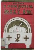 Z powrotem do mszy św 1938 r.