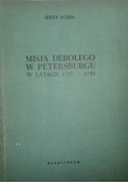 Misja Debolego w Petersburgu w latach 1787-1792