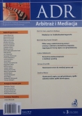 ADR. Arbitraż i Mediacja ,Nr 3