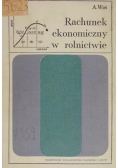 Rachunek ekonomiczny w rolnictwie