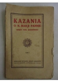 Kazania o N. Marji Pannie, 1921r.